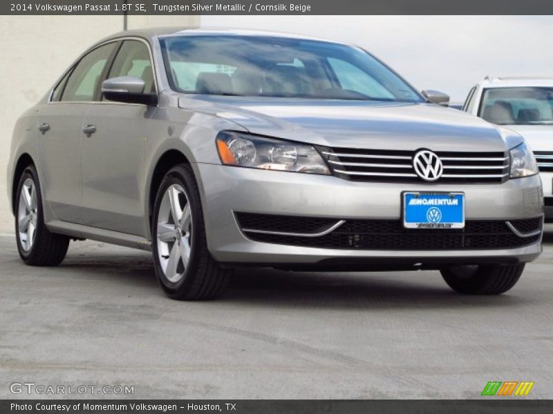 Tungsten Silver Metallic / Cornsilk Beige 2014 Volkswagen Passat 1.8T SE