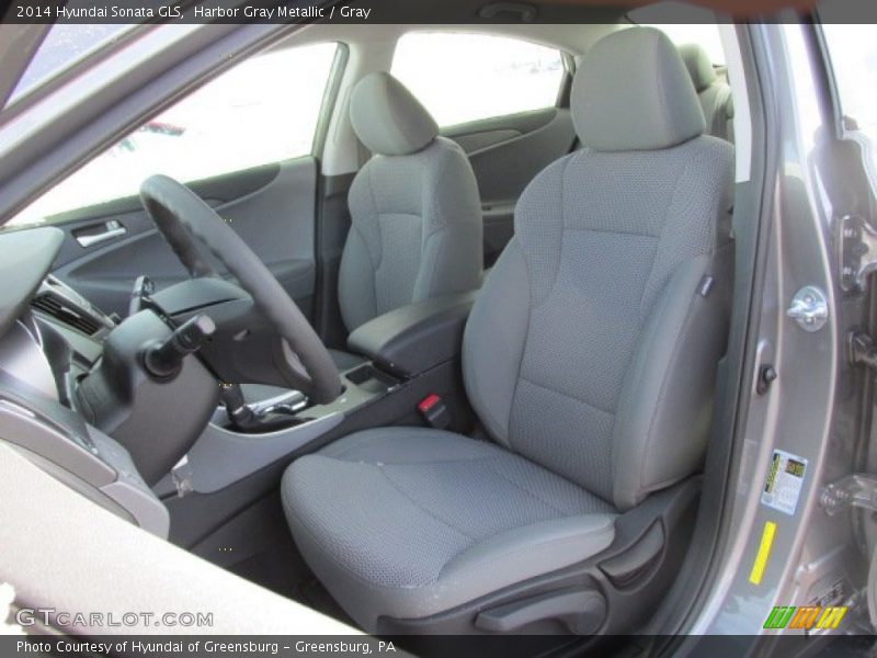 Harbor Gray Metallic / Gray 2014 Hyundai Sonata GLS