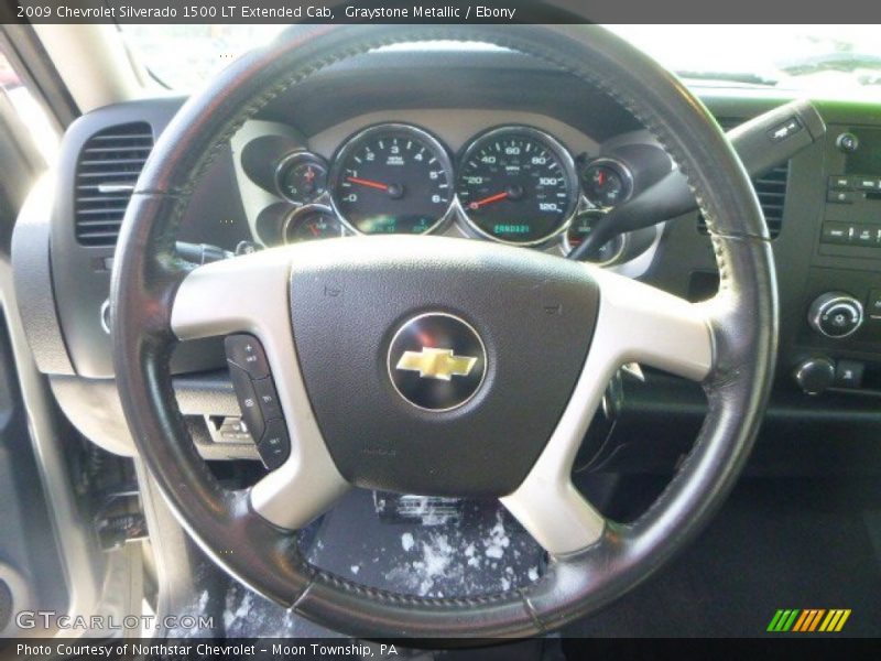 Graystone Metallic / Ebony 2009 Chevrolet Silverado 1500 LT Extended Cab