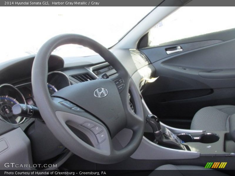 Harbor Gray Metallic / Gray 2014 Hyundai Sonata GLS