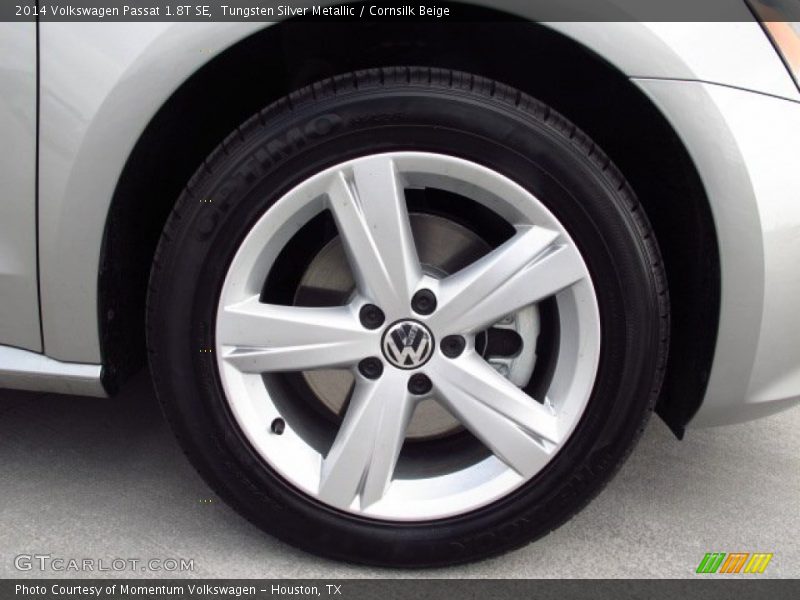 Tungsten Silver Metallic / Cornsilk Beige 2014 Volkswagen Passat 1.8T SE