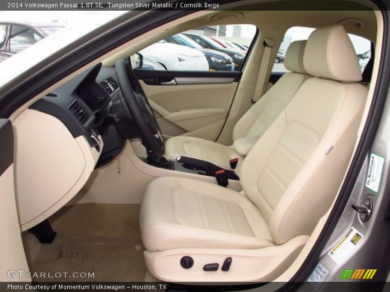 Tungsten Silver Metallic / Cornsilk Beige 2014 Volkswagen Passat 1.8T SE