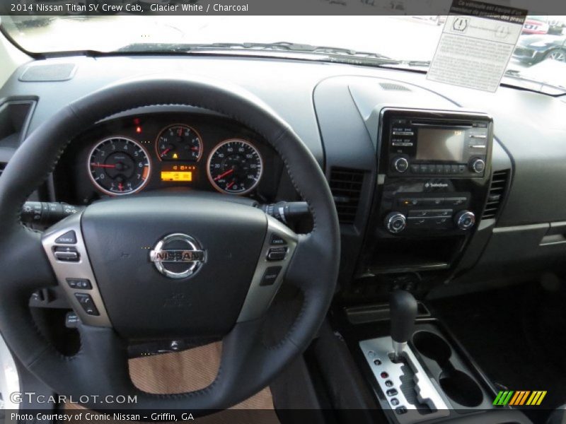 Glacier White / Charcoal 2014 Nissan Titan SV Crew Cab