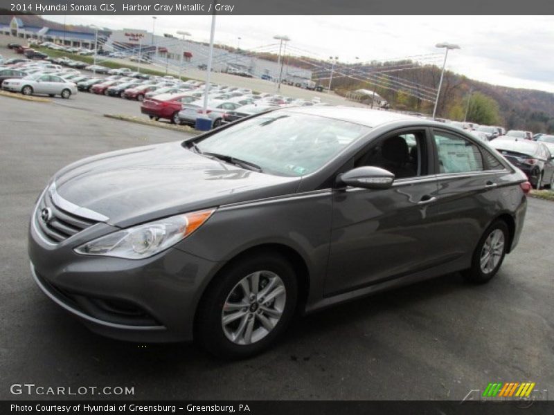 Harbor Gray Metallic / Gray 2014 Hyundai Sonata GLS