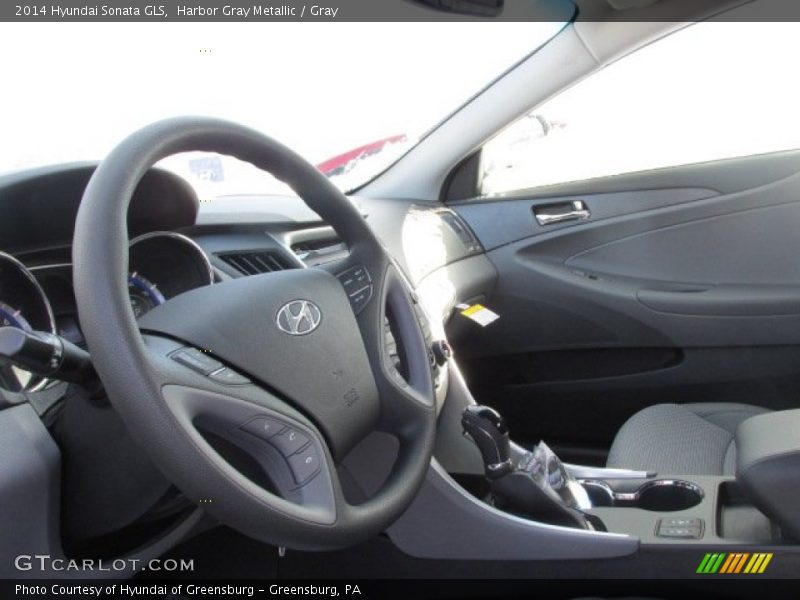 Harbor Gray Metallic / Gray 2014 Hyundai Sonata GLS