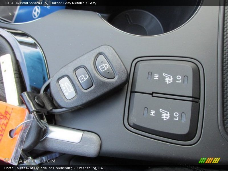 Harbor Gray Metallic / Gray 2014 Hyundai Sonata GLS