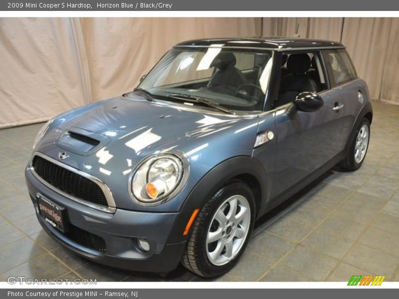 Horizon Blue / Black/Grey 2009 Mini Cooper S Hardtop