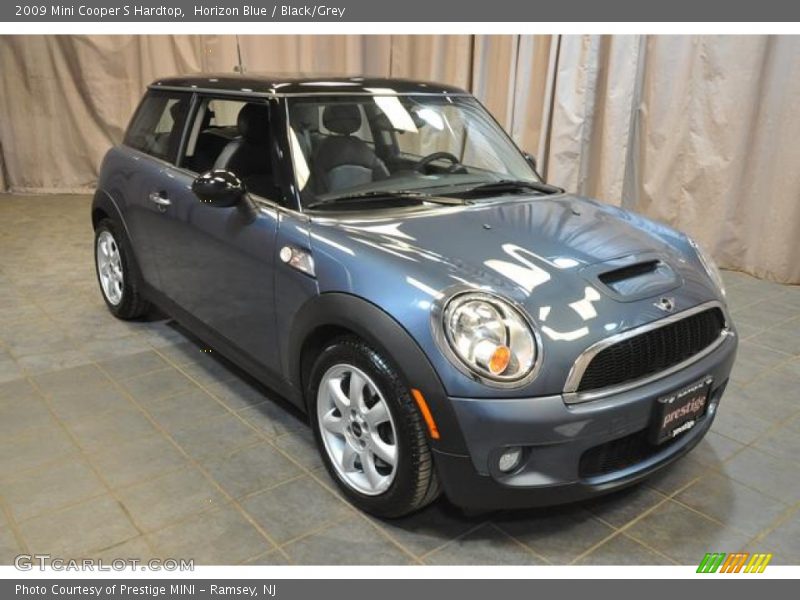 Horizon Blue / Black/Grey 2009 Mini Cooper S Hardtop