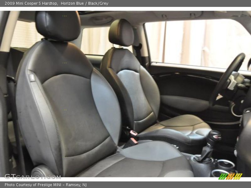Horizon Blue / Black/Grey 2009 Mini Cooper S Hardtop