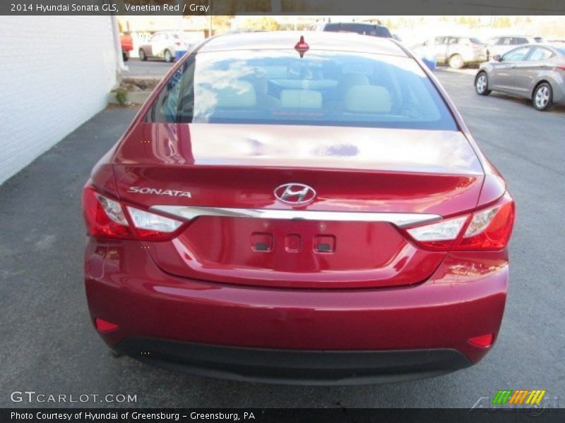 Venetian Red / Gray 2014 Hyundai Sonata GLS