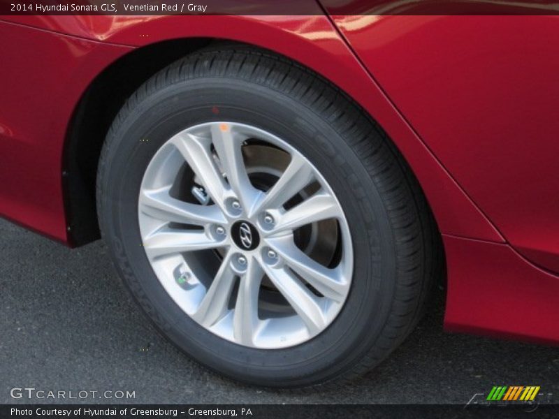 Venetian Red / Gray 2014 Hyundai Sonata GLS