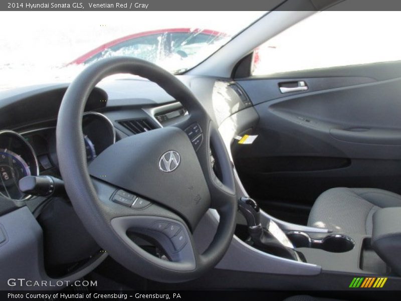 Venetian Red / Gray 2014 Hyundai Sonata GLS