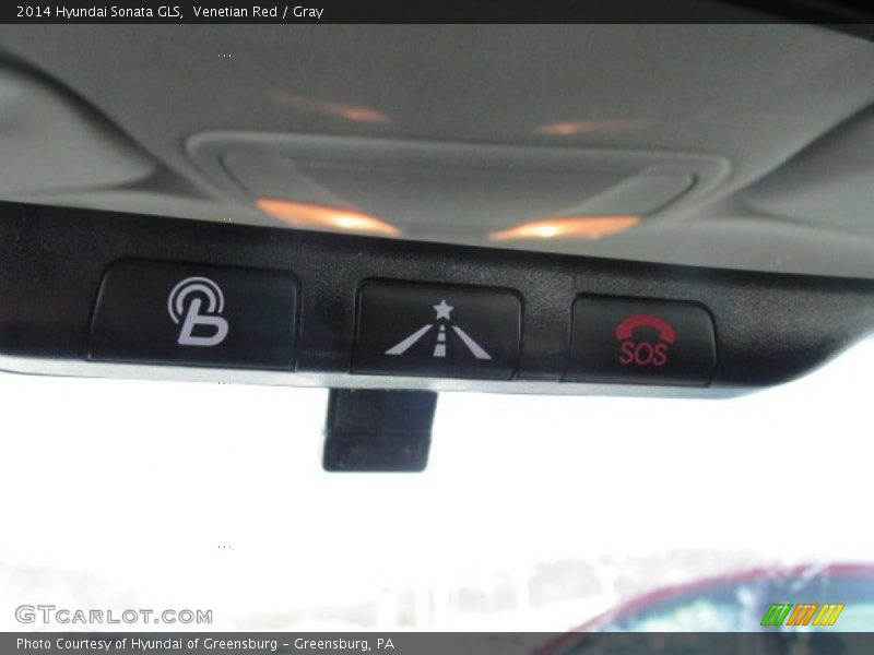 Venetian Red / Gray 2014 Hyundai Sonata GLS