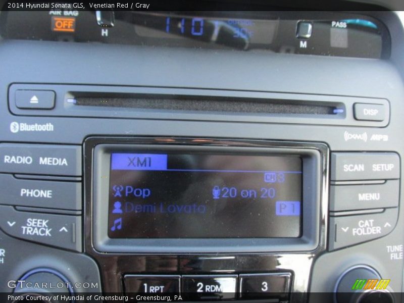 Venetian Red / Gray 2014 Hyundai Sonata GLS