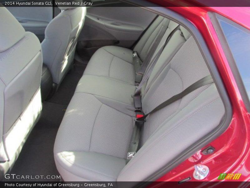 Venetian Red / Gray 2014 Hyundai Sonata GLS