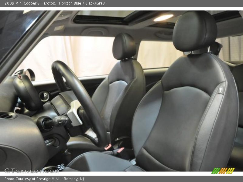 Horizon Blue / Black/Grey 2009 Mini Cooper S Hardtop