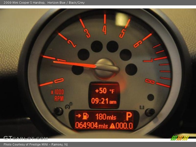 Horizon Blue / Black/Grey 2009 Mini Cooper S Hardtop