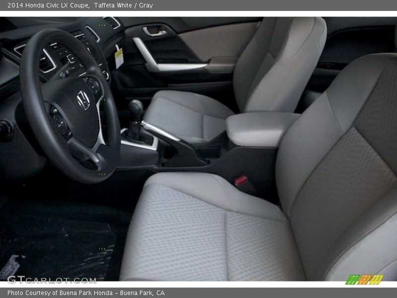 Front Seat of 2014 Civic LX Coupe