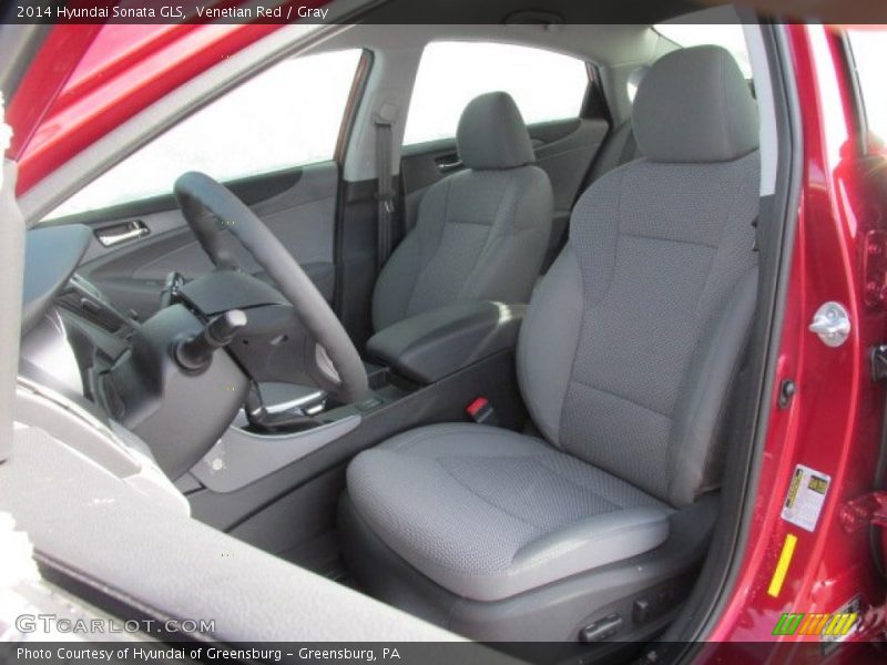 Venetian Red / Gray 2014 Hyundai Sonata GLS