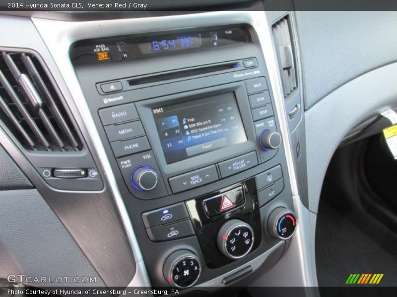 Venetian Red / Gray 2014 Hyundai Sonata GLS