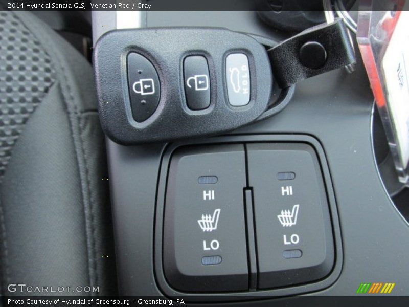 Venetian Red / Gray 2014 Hyundai Sonata GLS