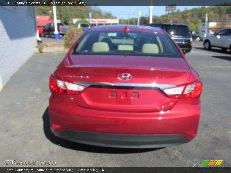 Venetian Red / Gray 2014 Hyundai Sonata GLS