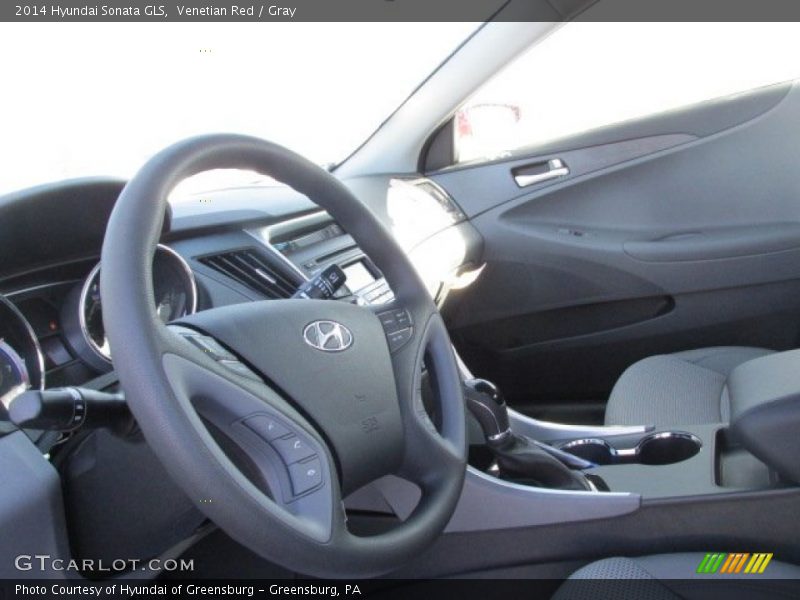 Venetian Red / Gray 2014 Hyundai Sonata GLS