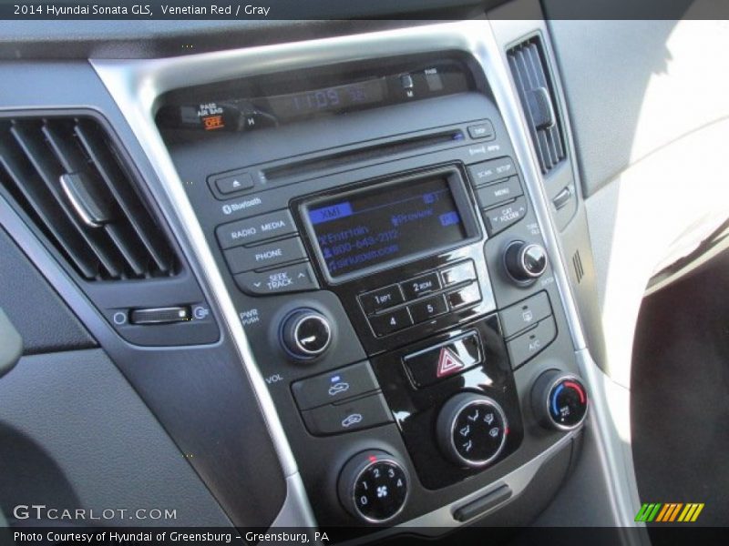 Venetian Red / Gray 2014 Hyundai Sonata GLS