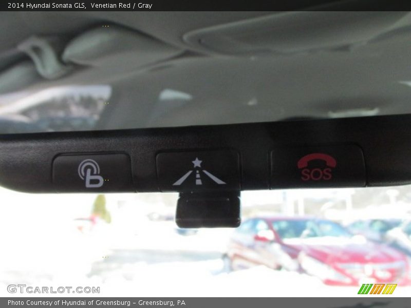 Venetian Red / Gray 2014 Hyundai Sonata GLS
