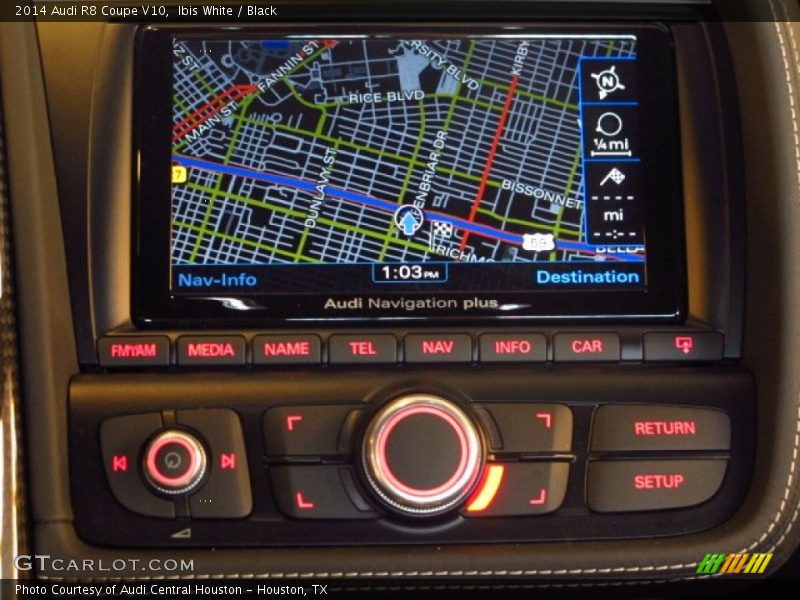 Navigation of 2014 R8 Coupe V10