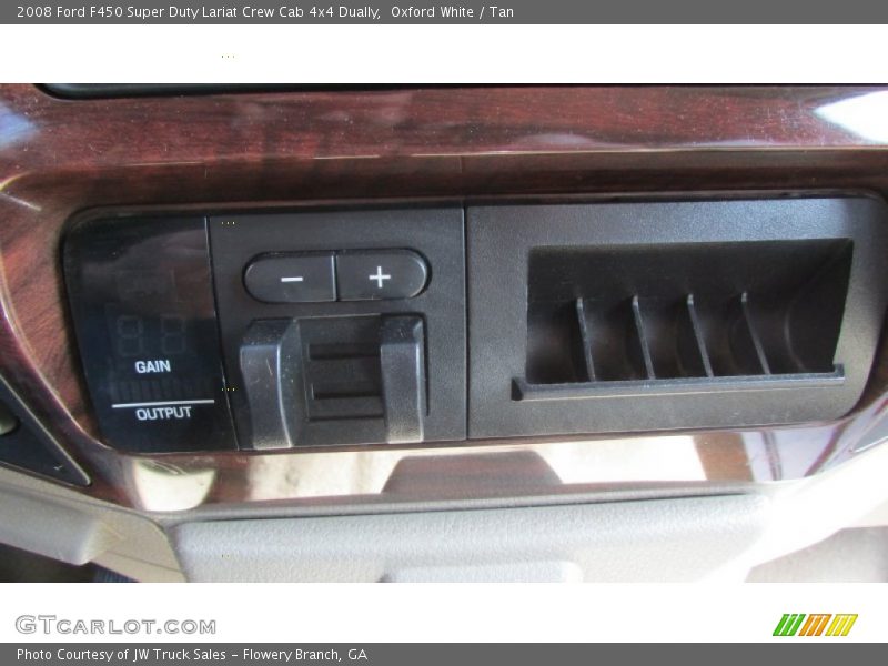 Oxford White / Tan 2008 Ford F450 Super Duty Lariat Crew Cab 4x4 Dually