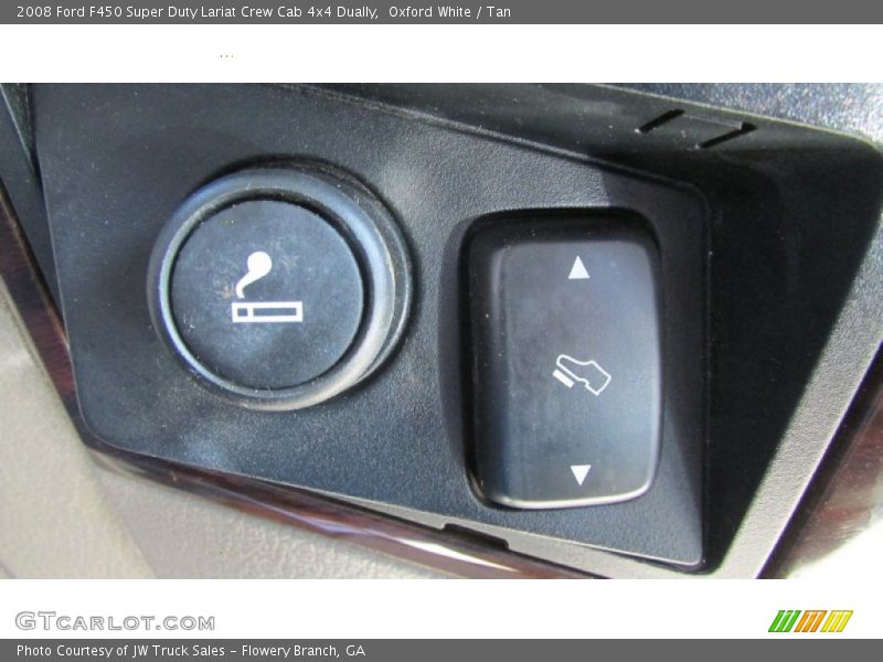 Oxford White / Tan 2008 Ford F450 Super Duty Lariat Crew Cab 4x4 Dually