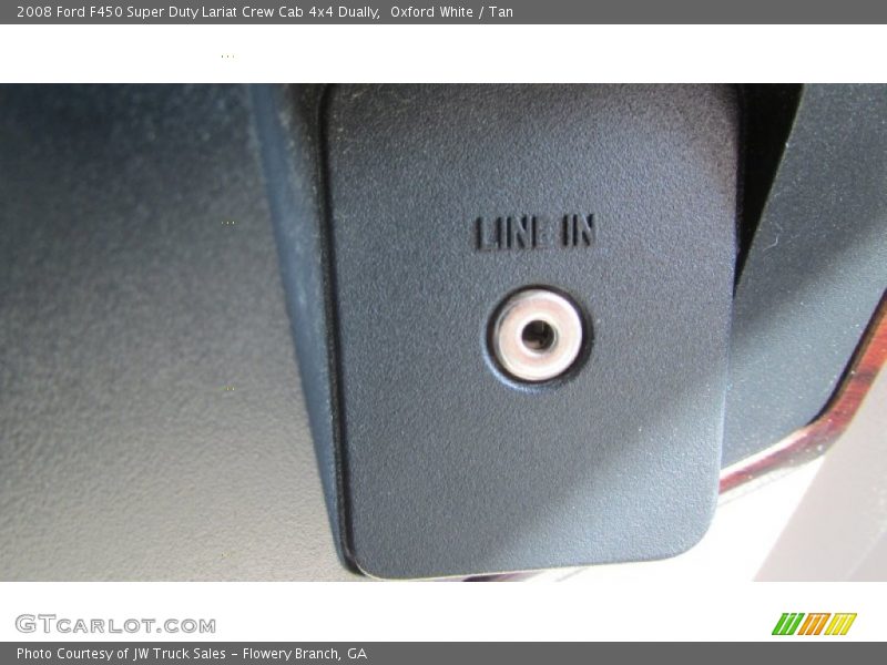Oxford White / Tan 2008 Ford F450 Super Duty Lariat Crew Cab 4x4 Dually