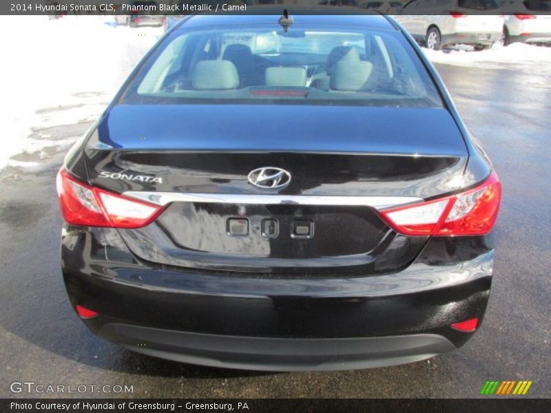 Phantom Black Metallic / Camel 2014 Hyundai Sonata GLS