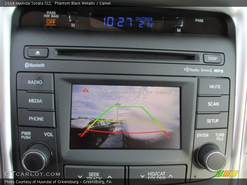 Phantom Black Metallic / Camel 2014 Hyundai Sonata GLS