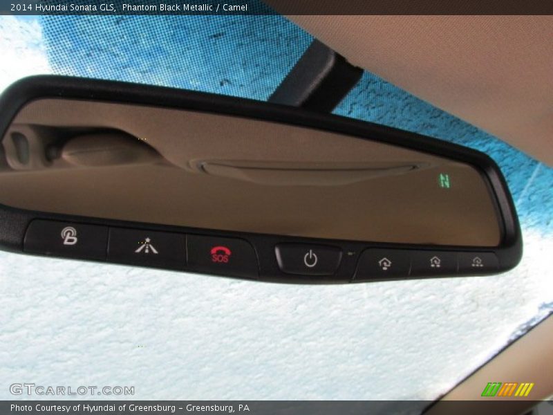 Phantom Black Metallic / Camel 2014 Hyundai Sonata GLS