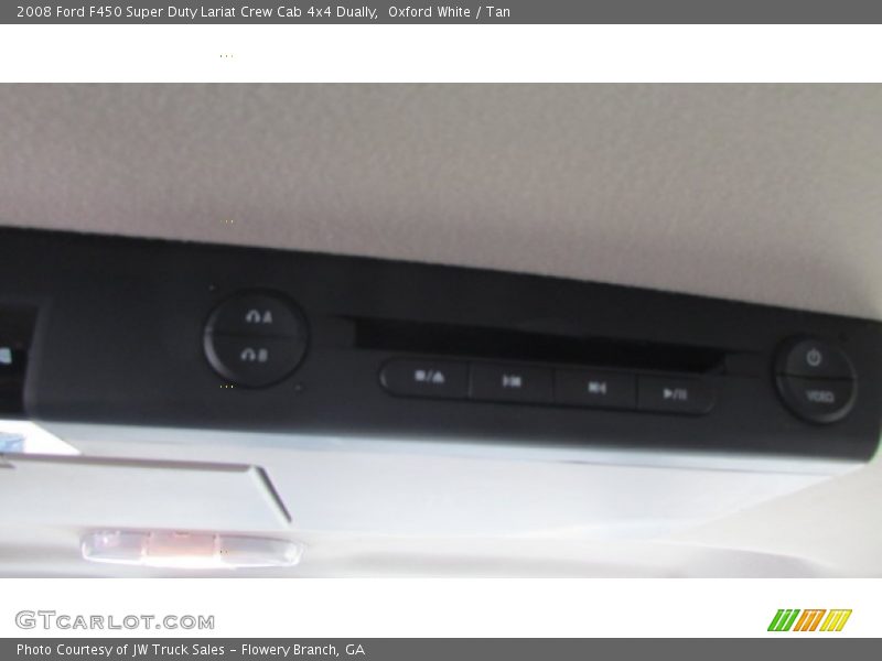 Oxford White / Tan 2008 Ford F450 Super Duty Lariat Crew Cab 4x4 Dually