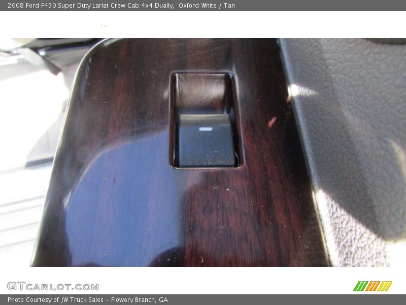 Oxford White / Tan 2008 Ford F450 Super Duty Lariat Crew Cab 4x4 Dually