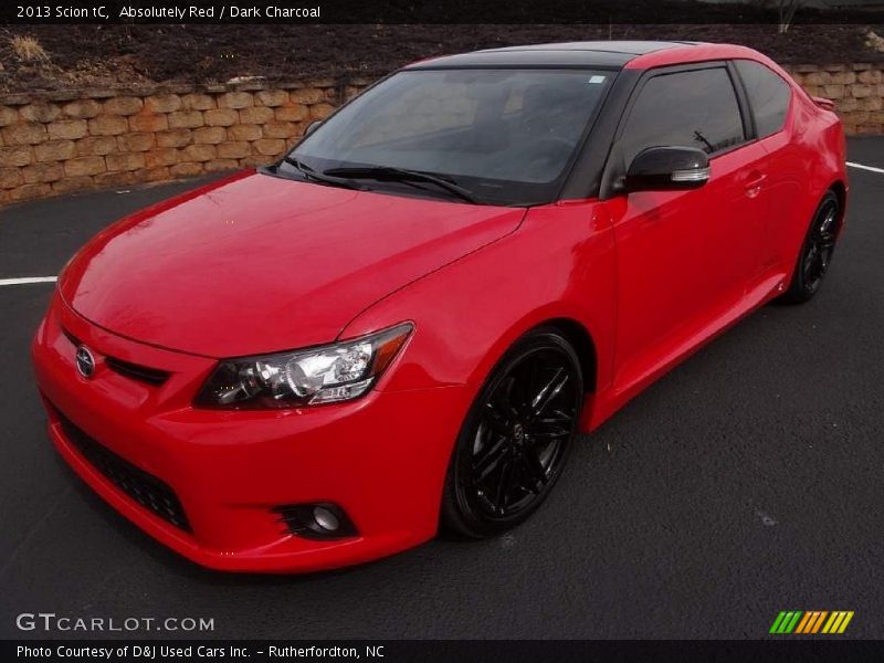 Absolutely Red / Dark Charcoal 2013 Scion tC