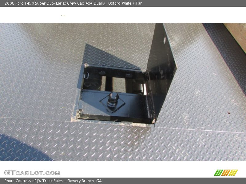 Oxford White / Tan 2008 Ford F450 Super Duty Lariat Crew Cab 4x4 Dually