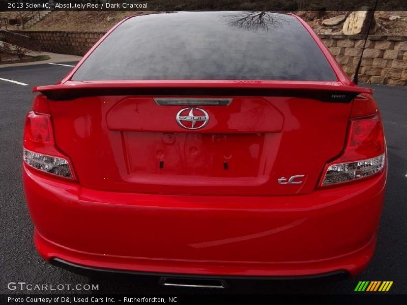 Absolutely Red / Dark Charcoal 2013 Scion tC