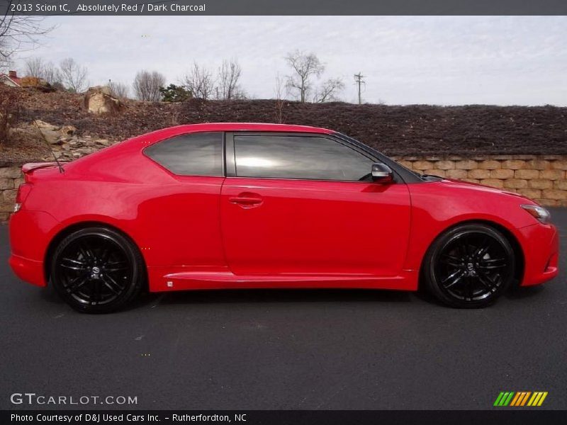 Absolutely Red / Dark Charcoal 2013 Scion tC