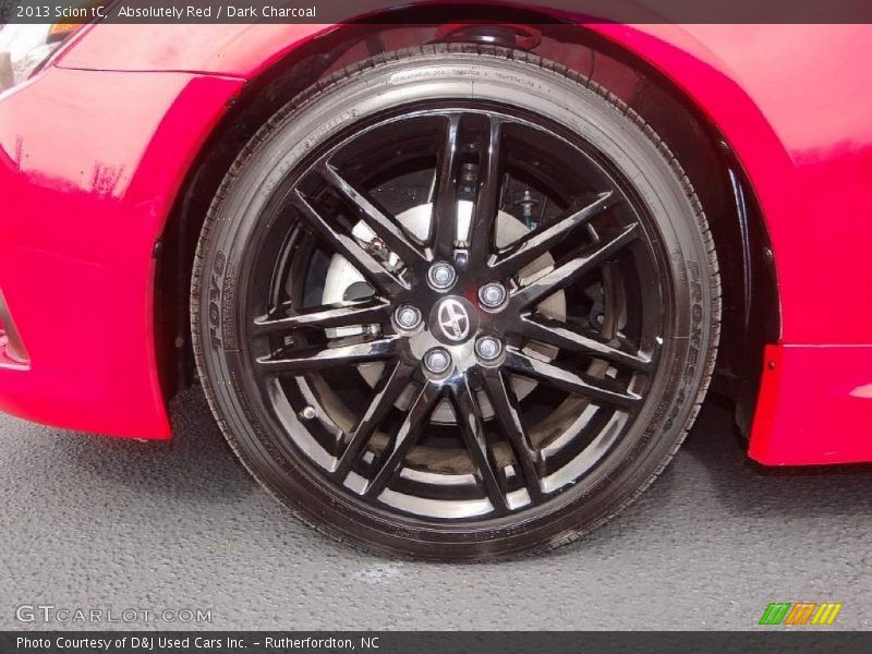 Absolutely Red / Dark Charcoal 2013 Scion tC