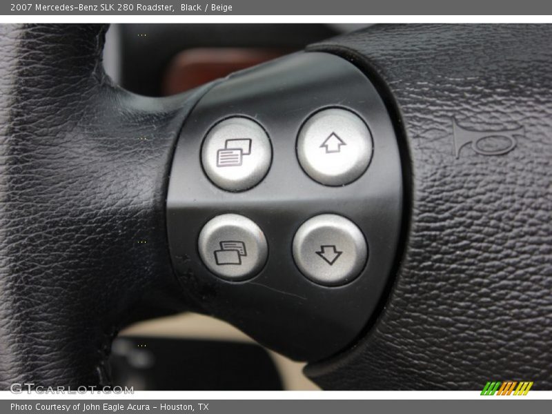 Black / Beige 2007 Mercedes-Benz SLK 280 Roadster