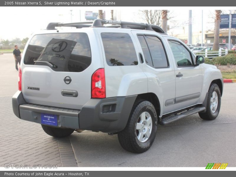 Silver Lightning Metallic / Desert/Graphite 2005 Nissan Xterra S
