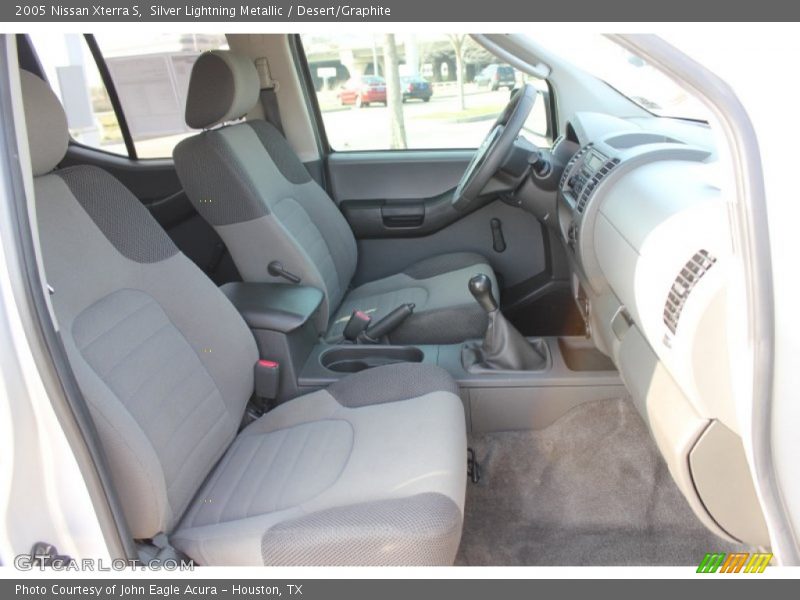 Silver Lightning Metallic / Desert/Graphite 2005 Nissan Xterra S