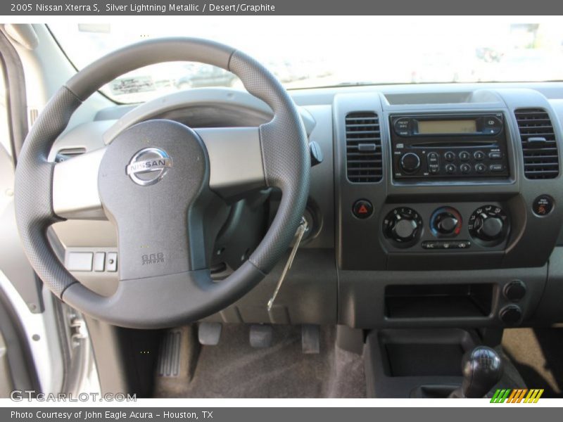 Silver Lightning Metallic / Desert/Graphite 2005 Nissan Xterra S