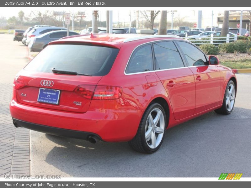 Brilliant Red / Black 2009 Audi A4 2.0T quattro Avant