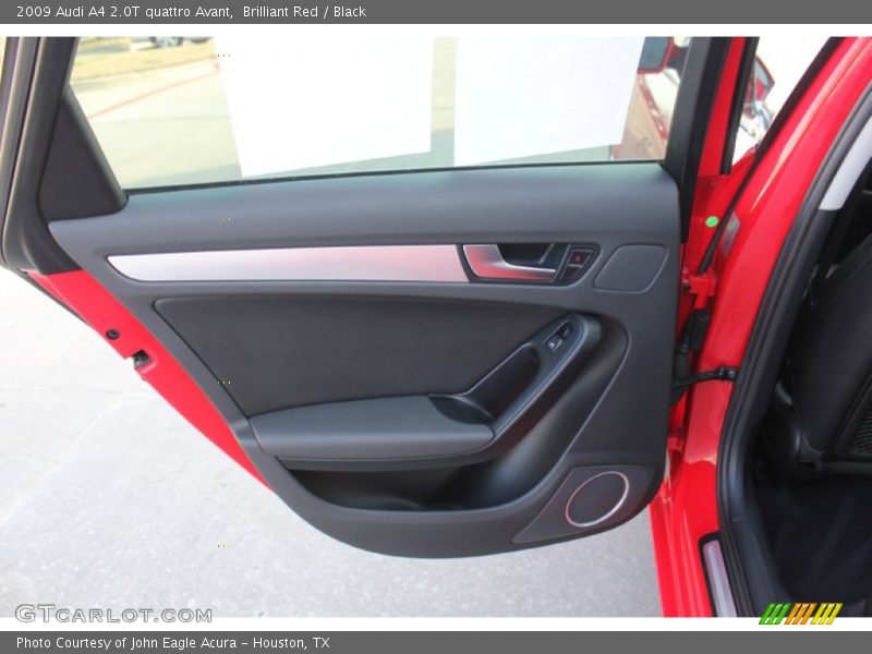 Brilliant Red / Black 2009 Audi A4 2.0T quattro Avant