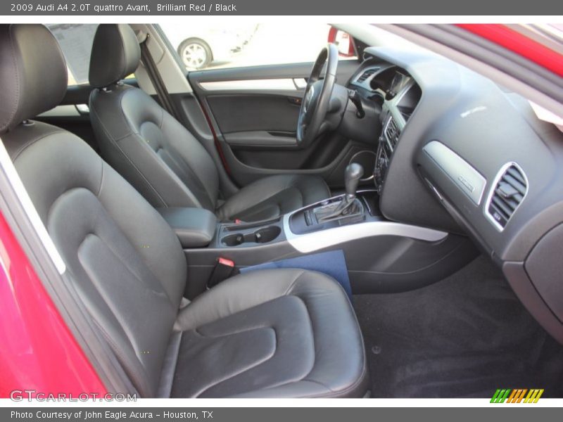 Brilliant Red / Black 2009 Audi A4 2.0T quattro Avant